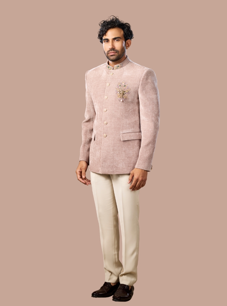 DUSTY PINK JODHPURI 